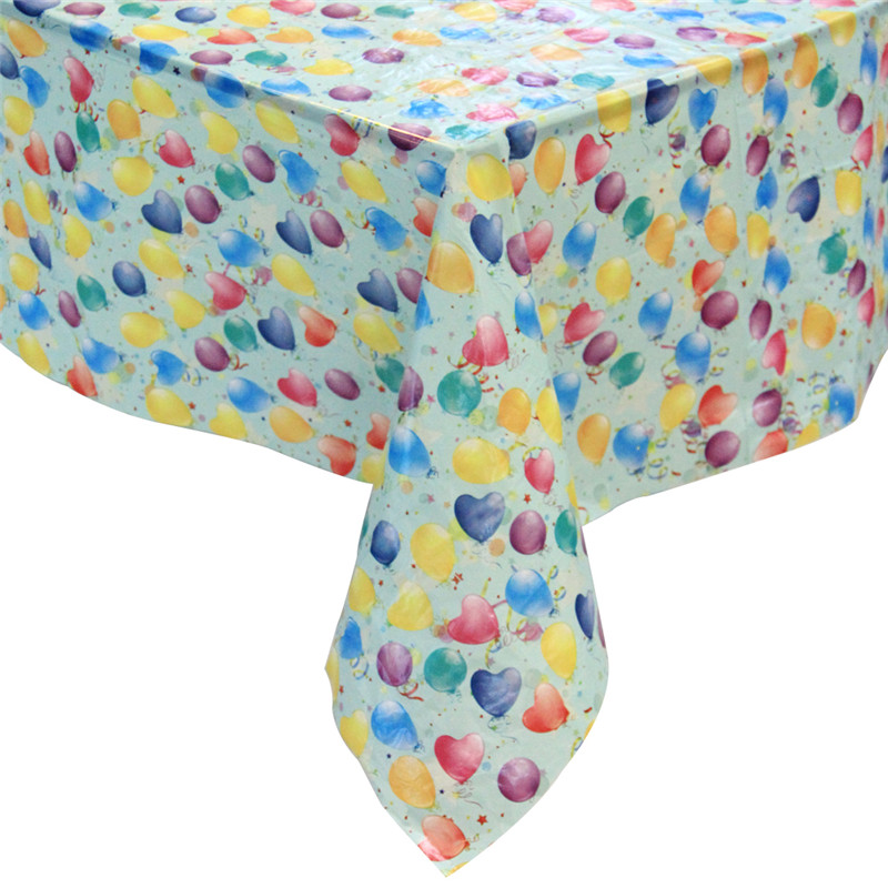ผ้าปูโต๊ะสี่เหลี่ยมผืนผ้าผ้าอ้อมสำหรับงานเลี้ยงพลาสติกวันวาเลนไทน์